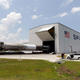 The recovered first stage of a SpaceX Falcon 9 rocket, which launched on May 6, 2016.
